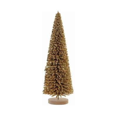 Albero di Natale Dorato Poliestere (17 x 17 x 50 cm) - Dkd Home Decor