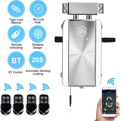 Blocco telecomando intelligente Sicurezza antifurto invisibile Supporto serratura porta di casa Blocco interruttore telecomando Controllo APP BT