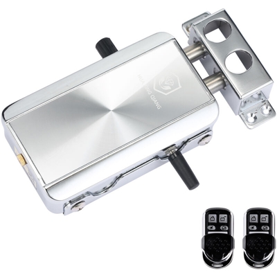 Kit serratura porta di casa Telecomando Entrata senza chiave Serratura elettronica Versione silenziosa Sistema di controllo accessi con catenaccio