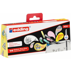 edding Pennarelli Colorati a Punta Fine 14 pz Multicolore 1200 precio