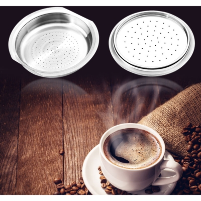 Capsule di caffe in acciaio inossidabile Capsule di caffe ricaricabili Capsule di caffe espresso compatibili con la macchina da caffe Senseo