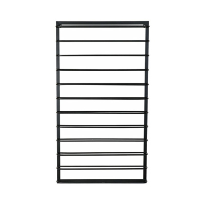 Portabottiglie Nero Metallo (70 x 10 x 125 cm) - Dkd Home Decor