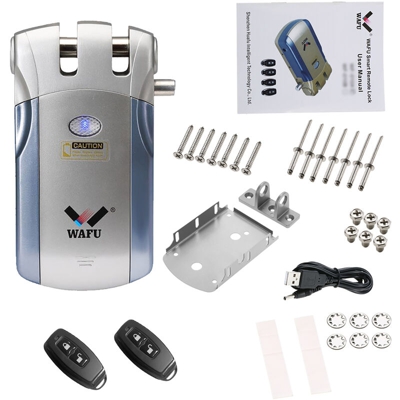 WAFU HF-018W Serratura elettronica intelligente WiFi Tuya / SmartLife Lock Telecomando invisibile Porta senza chiave Serratura in lega di zinco