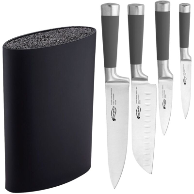 Set di 5 Pezzi in Acciaio Inossidabile