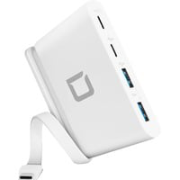 D31731 replicatore di porte e docking station per notebook Bianco, Hub USB en oferta