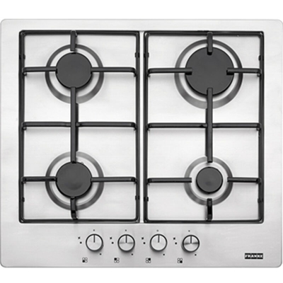 Franke FHNL 604 4G XS E Piano cottura a gas 4 Fuochi 60 cm Acciaio Inox 106.0489.620