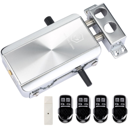 Kit serratura porta WiFi Smart Home Tuya / SmartLife Telecomando Entrata senza chiave Serratura elettronica Smart Wireless Antifurto Catenaccio precio