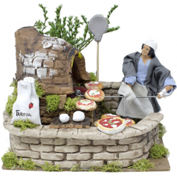 Pastore per Presepe in Movimento 20 cm x 14 cm Il Pizzaiolo 46505 en oferta