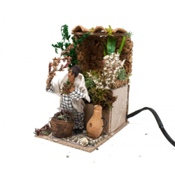 Pastore per Presepe in Movimento 14 cm x 9 cm La Fioraia 46509 en oferta