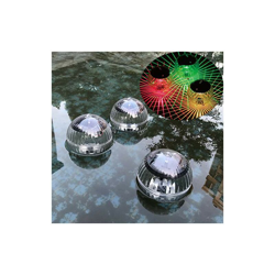 HINMAY Luci per laghetto, 1 confezione Luce solare galleggiante per laghetto Impermeabile LED 7 Luce per piscina da giardino che cambia colore per precio