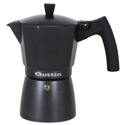 Cafettiera Italiana Quttin Darkblack Induzione Nero Capacità:Capacità - 12 Tazze
