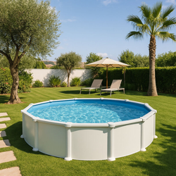 Piscina fuori terra Atlantide rotonda 350 cm > kit piscina base características