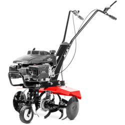 Motocoltivatori GTC190X a benzina 4 tempi 161cc 5cv. Larghezza di lavoro 56cm. Profondità di lavoro 13cm. Lame di ferro temprato. 6 frese - Greencut características