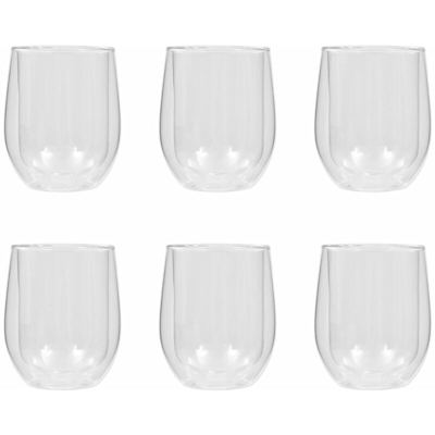 Bicchieri a Doppia Parete per Te 6 pz 320ml