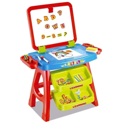 Set Lavagna Con Piano Disegno e Cavalletto Rosso Con Accessori Numeri e Lettere en oferta