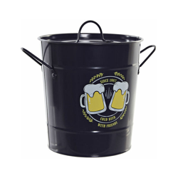 Secchiello per il ghiaccio Giallo Metallo PP (polipropilene) Blu Marino (2 pcs) - Dkd Home Decor características