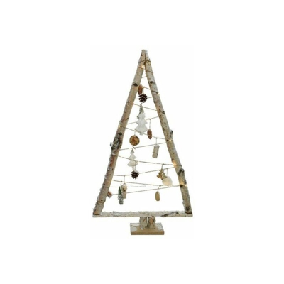 Albero stilizzato luminoso Naturale dim 14x60x110 cm