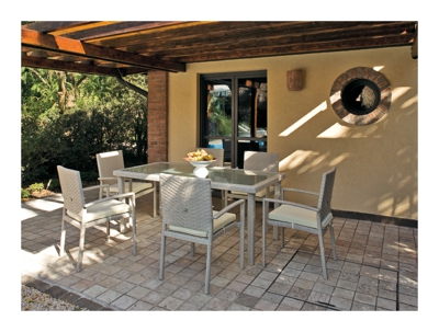 Set da pranzo Malindi con cuscini