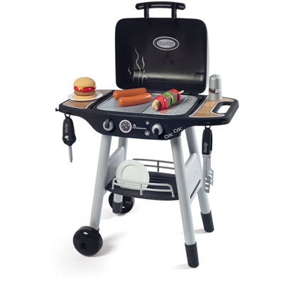 Smoby Barbecue Grill con 18 Accessori Gioco Giocattolo Per Bambini 50 x 37 x 72
