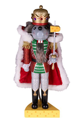 Clever Creations - Schiaccianoci re dei topi con spada e formaggio - decoro natalizio ideale per tavoli e mensole - 35 cm en oferta