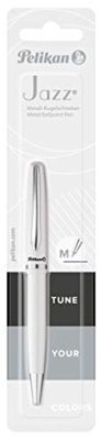 Herlitz 50027187 - Penna stilografica per destrorsi, colori assortiti, 1 pezzo Elegance perlweiß Eleganza.