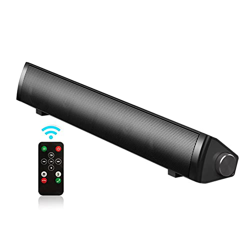 AOMEX Soundbar TV, Casse per TV Barra Soundbar Con Bluetooth 5.0 Wireless, Amplificatore e Air Tube Con Telecomando per Gaming, PC e TV (Nero) precio