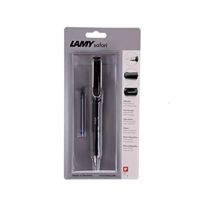 LAMY Safari Fountain Pen - Gloss Black Blister Pack
