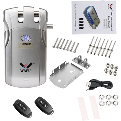 WAFU HF-018W Serratura elettronica intelligente WiFi Tuya / SmartLife Lock Telecomando invisibile Porta senza chiave Serratura in lega di zinco