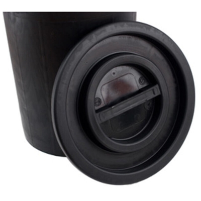 Coperchio Nero Bidone Pattumiera 'Garden' Lt. 75 1 Pz