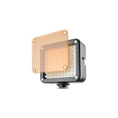 pro Video Light LED80B, 250g, 95 x 95 x 30 mm, AA, 7,4V, Nero