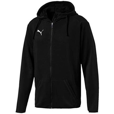 Liga Casual Hoody Jacketgiacca Uomonero Nero Bianco) S