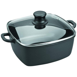 25829, Pentola Tuttofare In Ghisa D'alluminio Con Coperchio, Quadrata, Diametro 28 X 28 Cm en oferta