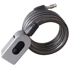 Lucchetto antifurto per bicicletta con anello in acciaio per impronte digitali intelligente Lucchetto con cavo in acciaio per veicoli stradali senza precio
