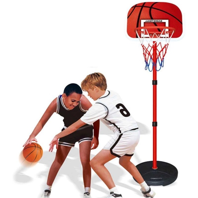 Basket Canestro Piantana Per Bambini Altezza Regolabile Fino 150 Cm Con Pallone