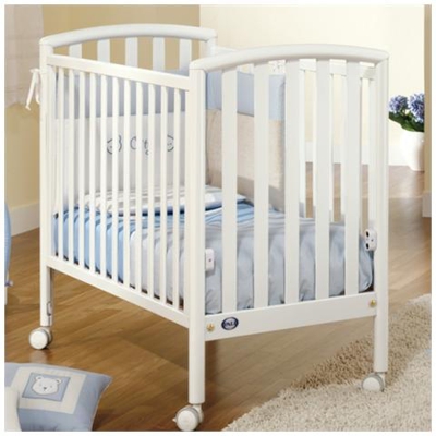 Lettino City Bianco C / materasso 109x57