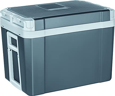 MPM MPM-40-CBM-10Y 40-CBM-10Y Frigorifero Portatile Elettrico da Viaggio con Ruote, per Auto, Campeggio, 12 V/220 V, capacità 35 Litri, refrigerante, 