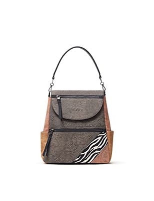 Desigual Back_Mona Positano, Zaino Donna, Marrone, Taglia Unica