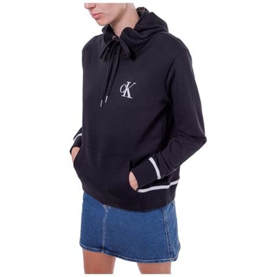 Felpa Donna Con Cappuccio E Ricamo Logo