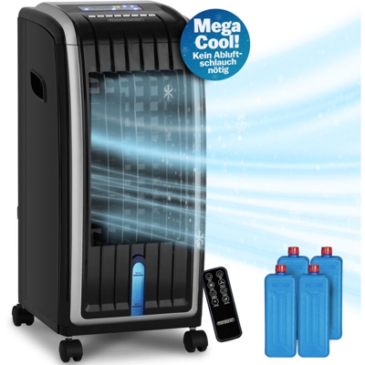 Monzana - Condizionatore Portatile 4in1 con Serbatoio da 5L Super Silenzioso con Modalità Notturna Telecomando Umidificatore Ventilatore