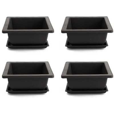 Asupermall - Quadrato rettangolare versione leggera versione profonda antico imitazione argilla viola vaso succulento giardinaggio vaso verde vaso di