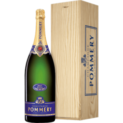CHAMPAGNE POMMERY - BRUT ROYAL - JEROBOAM IN CASSA DI LEGNO en oferta