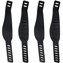 4 cinghie a pedale per cyclette, resistenti, regolabili, lunghezza universale, si adatta alla maggior parte dei pedali della bicicletta, per la casa o precio