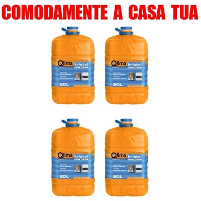 Qlima Kristal Combustibile Per Stufe Portatili Inodore Pack Of 4x20 (80L)