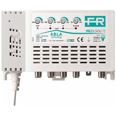 Centralino Fracarro Mbj3r3+4+5 T2 1 Ingresso Autoalimentato Amplificatore Segnale Tv Mod. 223620
