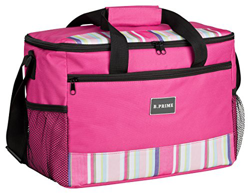 B.PRIME Borsa Termica 20L Classic - Rosa - 36 x 26 x 22 cm - Borsa Isolante I Borsa Termica I Borsa da Picnic I Borsa frigo I Borsa da Campeggio I Pic características