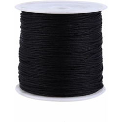 Briday - GLOGLOW 20 Colori 100 M x 0.8mm Rattail Satin Nylon Trim Cordoncino Cinese Nodo per Collana Bracciale Con Perline en oferta