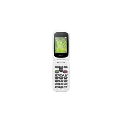 2404 Senior Phone Dual Sim Display 2.4'' +Slot MicroSD Bluetooth Fotocamera Tasti Grandi e SOS Colore Rosso Bianco-Europa