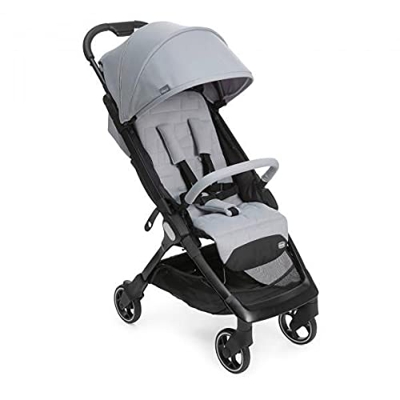 We Passeggino Leggero e Compatto da 0 Mesi a 22 kg, Passeggino Reclinabile, Chiusura Facile con una mano, Capotte Parasole e Parapioggia, Grigio, Cool