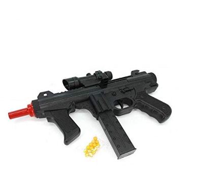 MITRA semiautomatico con Puntatore LASER Pistola Giocattolo a Pallini con mirino, Fucile d'assalto, Giocattolo Pallini Inclusi, Mitragliatore Calibro 