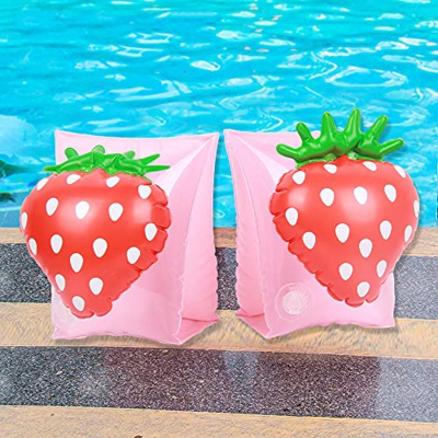 Gogokids Arm Bands Fasce da Nuoto Gonfiabili per Bambini - 1 Paio Braccioli per Piscina (età 3-6), Maniche Galleggianti Anelli da Nuoto Fino a 66 Libb